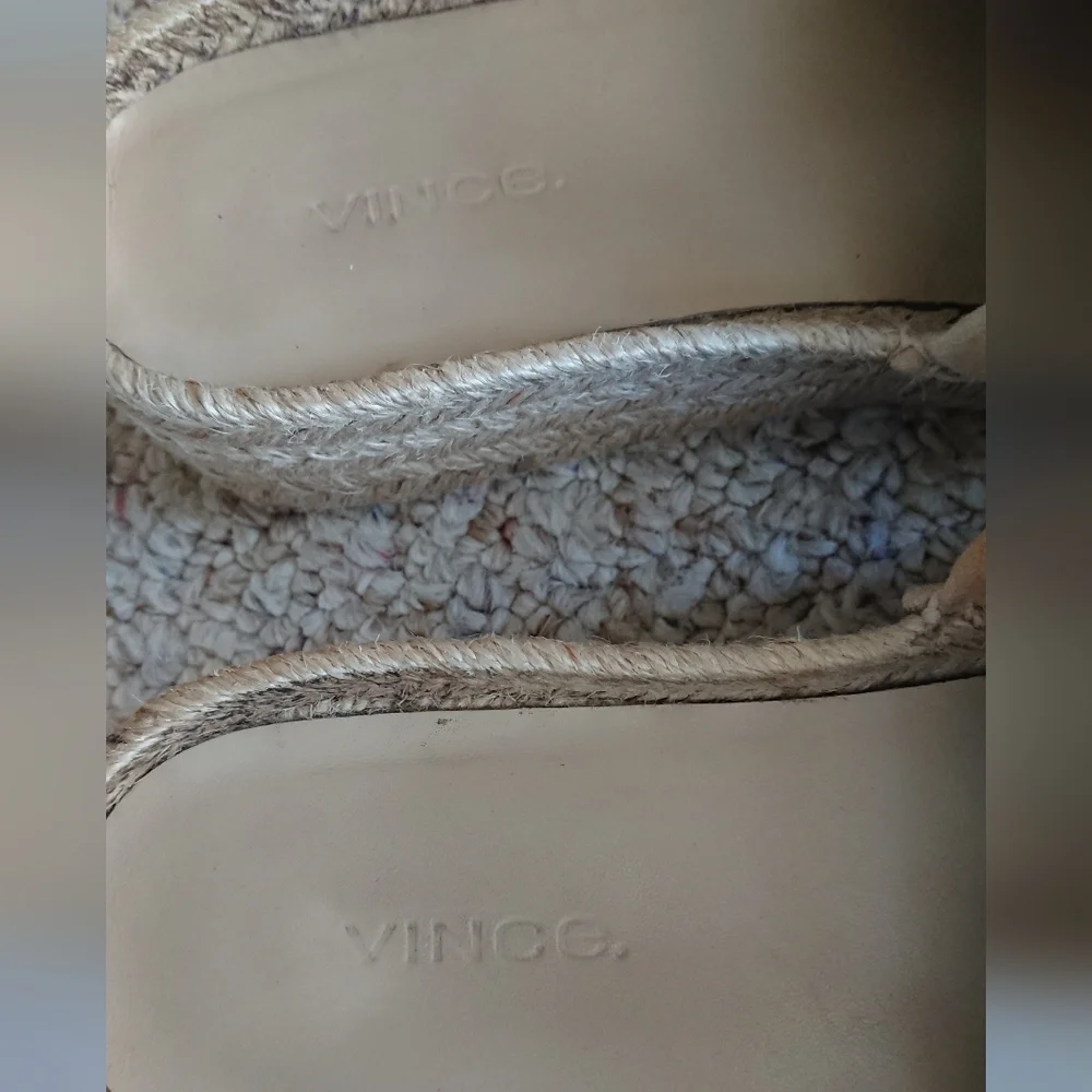 Vince Jesse suede slip-on platform sandals size 7